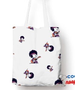 Astonishing Snoopy Jimi Hendrix Tote Bag 1