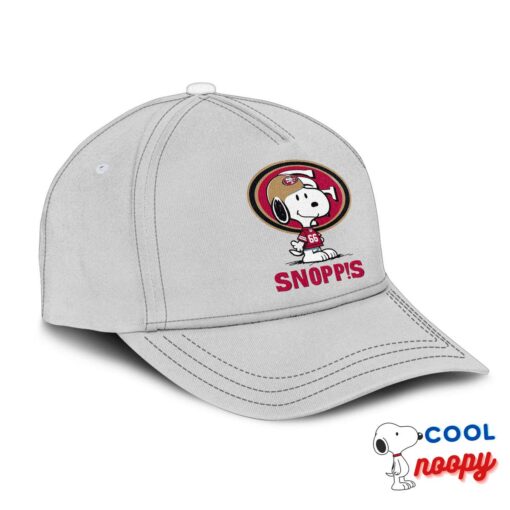 Astonishing Snoopy San Francisco 49ers Logo Hat 2