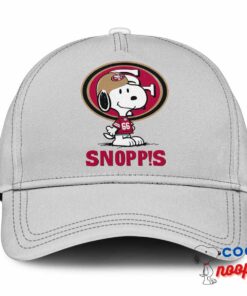 Astonishing Snoopy San Francisco 49ers Logo Hat 3