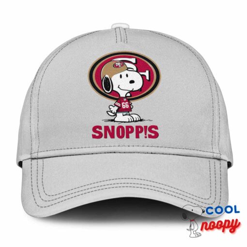 Astonishing Snoopy San Francisco 49ers Logo Hat 3