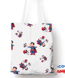 Astonishing Snoopy Superman Tote Bag 1