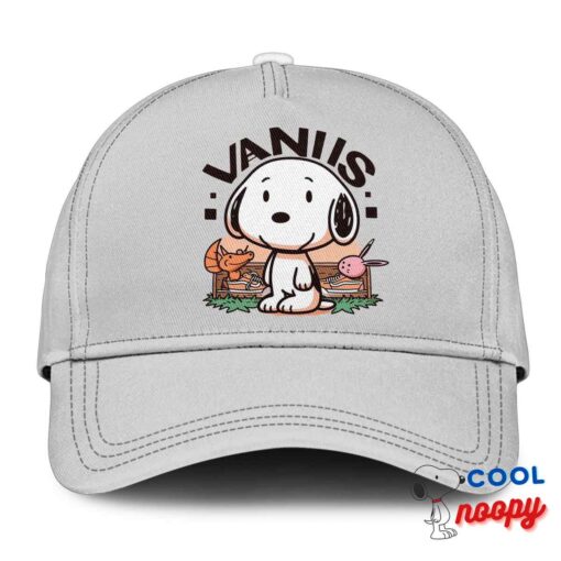 Astonishing Snoopy Vans Logo Hat 3