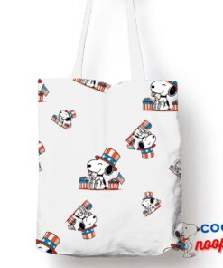 Attractive Snoopy 4th Of July Tote Bag 1
