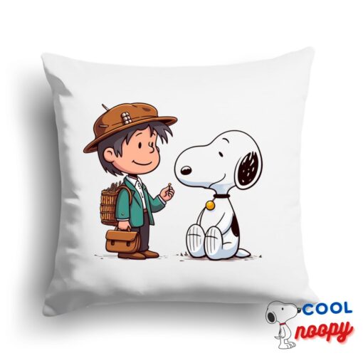 Attractive Snoopy Bray Wyatt Square Pillow 1