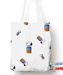 Attractive Snoopy Coors Banquet Logo Tote Bag 1
