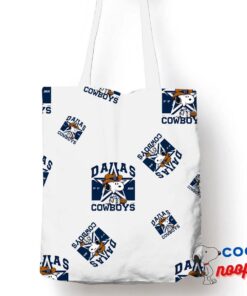 Attractive Snoopy Dallas Cowboys Logo Tote Bag 1