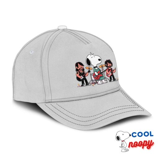 Attractive Snoopy Foo Fighters Rock Band Hat 2