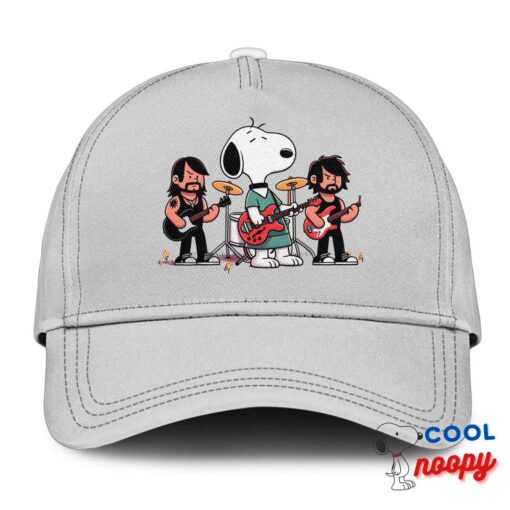 Attractive Snoopy Foo Fighters Rock Band Hat 3