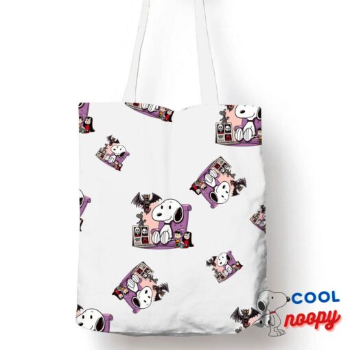 Attractive Snoopy Horror Movies Tote Bag 1