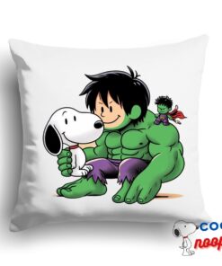 Attractive Snoopy Huk Square Pillow 1