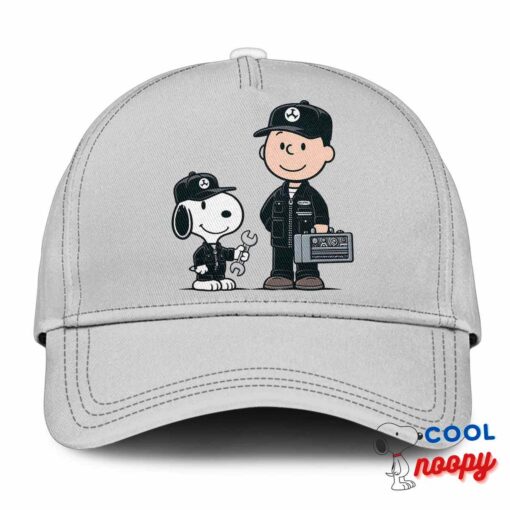 Attractive Snoopy Mechanic Hat 3