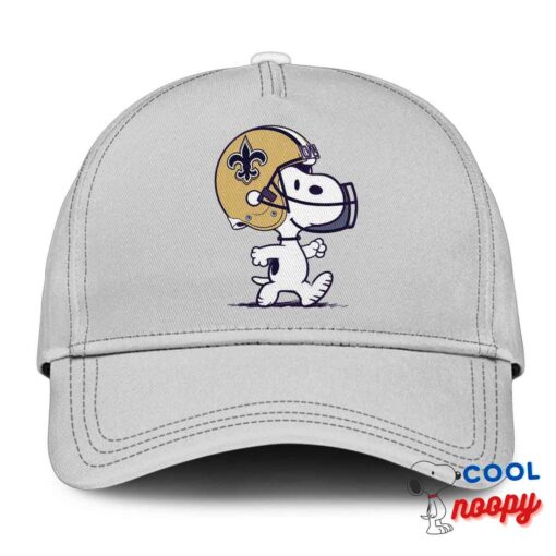 Attractive Snoopy New Orleans Saints Logo Hat 3