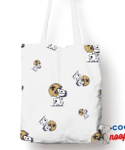 Attractive Snoopy New Orleans Saints Logo Tote Bag 1