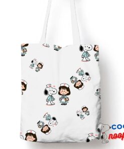 Attractive Snoopy Nurse Tote Bag 1