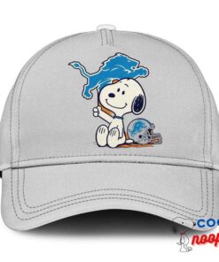 Awe Inspiring Snoopy Detroit Lions Logo Hat 3