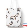 Awe Inspiring Snoopy Rolling Stones Rock Band Tote Bag 1