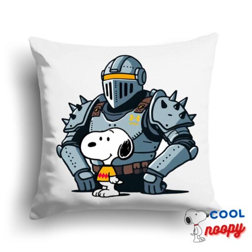 Awe Inspiring Snoopy Under Armour Square Pillow 1