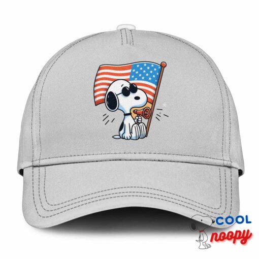 Awesome Snoopy American Flag Hat 3