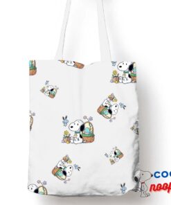Awesome Snoopy Easter Tote Bag 1