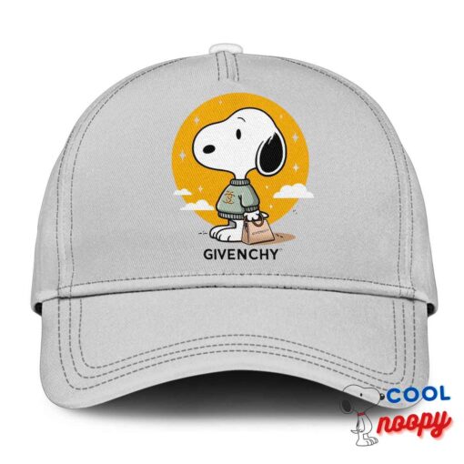 Awesome Snoopy Givenchy Logo Hat 3