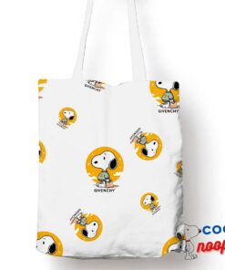 Awesome Snoopy Givenchy Logo Tote Bag 1