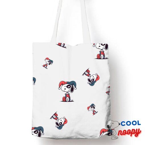 Awesome Snoopy Harley Quinn Tote Bag 1