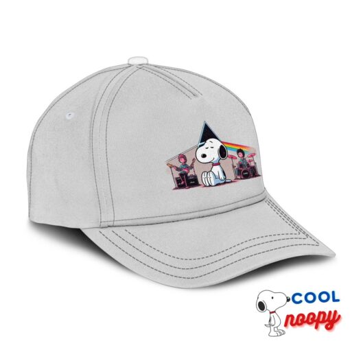 Awesome Snoopy Pink Floyd Rock Band Hat 2