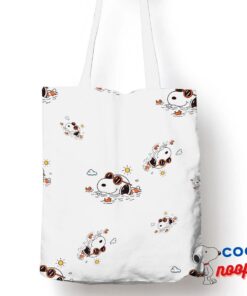 Awesome Snoopy Swim Tote Bag 1