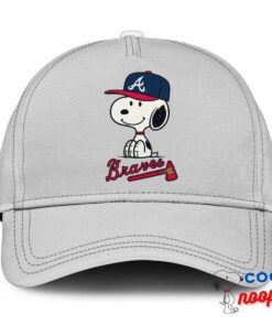 Beautiful Snoopy Atlanta Braves Logo Hat 3