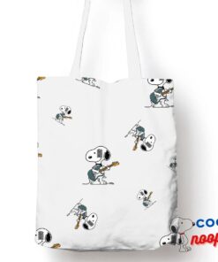 Beautiful Snoopy Joy Division Rock Band Tote Bag 1