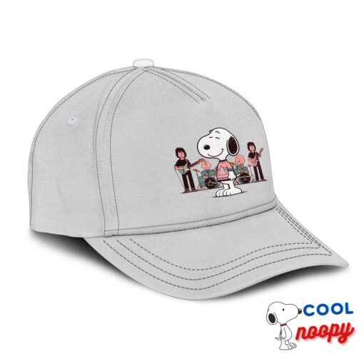 Beautiful Snoopy Pink Floyd Rock Band Hat 2