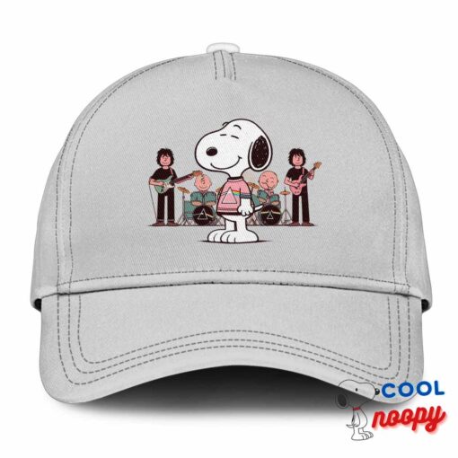 Beautiful Snoopy Pink Floyd Rock Band Hat 3