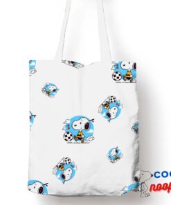 Beautiful Snoopy Soccer Tote Bag 1