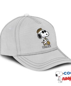 Beautiful Snoopy Versace Logo Hat 2