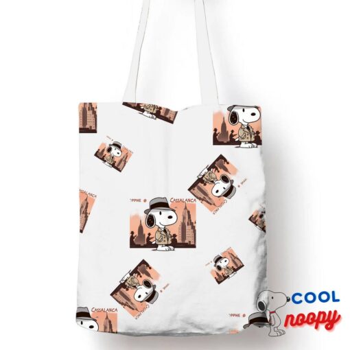 Best Snoopy Casablanca Movie Tote Bag 1