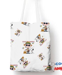 Best Snoopy Dolce And Gabbana Tote Bag 1