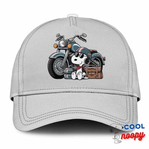 Best Snoopy Harley Davidson Hat 3