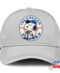 Best Snoopy Los Angeles Dodger Logo Hat 3