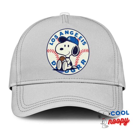 Best Snoopy Los Angeles Dodger Logo Hat 3