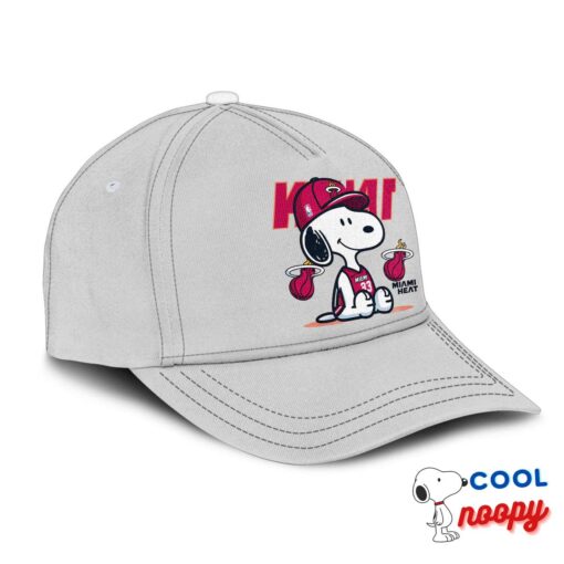 Best Snoopy Miami Heat Logo Hat 2