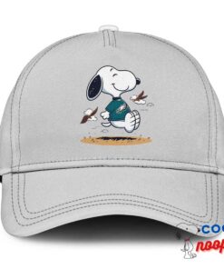 Best Snoopy Philadelphia Eagles Logo Hat 3