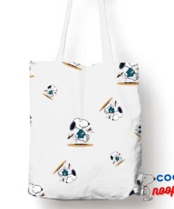 Best Snoopy Philadelphia Eagles Logo Tote Bag 1