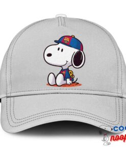 Best Selling Snoopy Barcelona Logo Hat 3