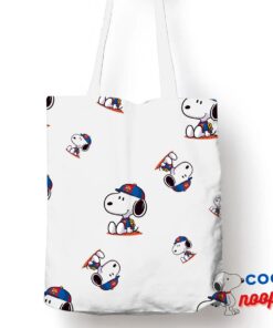 Best Selling Snoopy Barcelona Logo Tote Bag 1