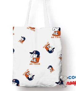 Best Selling Snoopy Houston Astros Logo Tote Bag 1