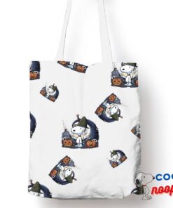 Best Selling Snoopy Nightmare Before Christmas Movie Tote Bag 1