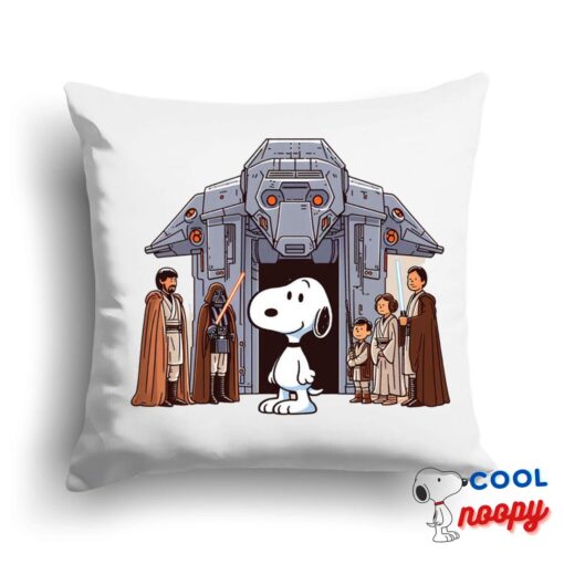 Best Selling Snoopy Star Wars Movie Square Pillow 1