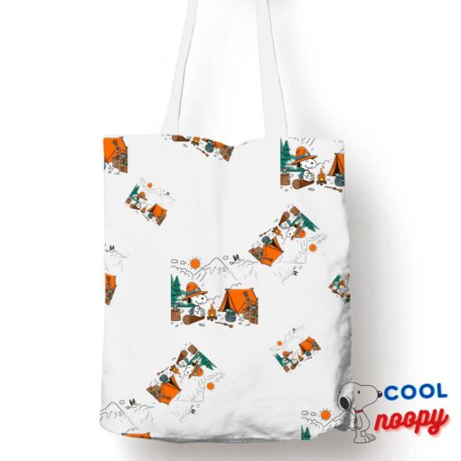 Bountiful Snoopy Camping Tote Bag 1