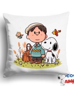 Bountiful Snoopy Dog Square Pillow 1