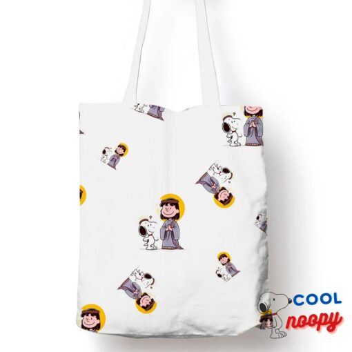 Bountiful Snoopy Jesus Tote Bag 1
